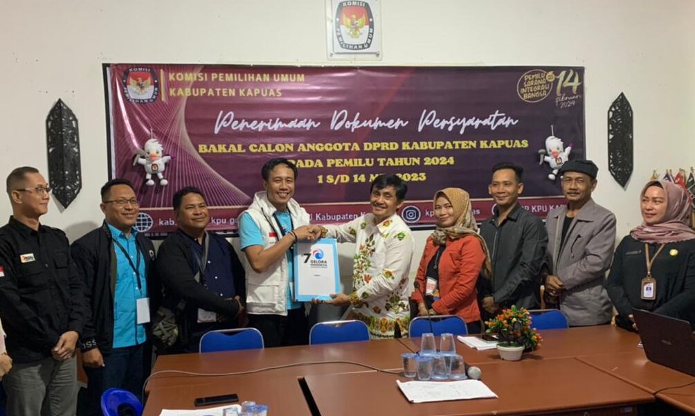 Daftarkan 32 Bacaleg, Partai Gelora Tawarkan Arah Baru untuk Kabupaten Kapuas