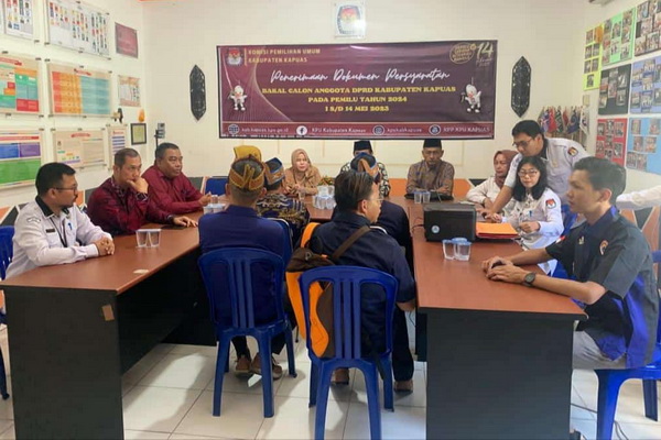 Ini Daftar Parpol yang Telah Daftar Bacaleg ke KPU Kapuas