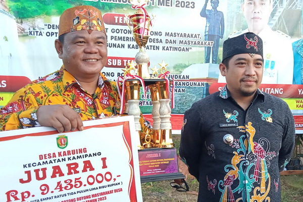 Desa Keruing jadi Juarai Lomba  BBGRM ke 20