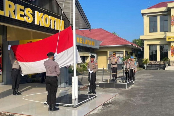 Di Peringatan Harkitnas, Kapolres Kotim Sampaikan Amanat Menkominfo