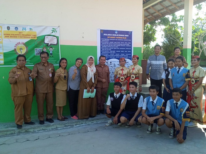 SMPN 1 Katingan Hilir Komitmen Wujudkan Sekolah Ramah Anak