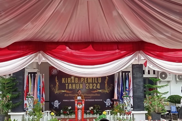Apresiasi Kirab Pemilu, Bupati Katingan: Ini Sebagai Ajang Sosialisasi