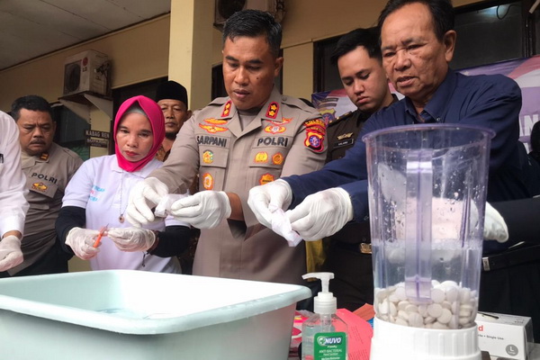 Polres Kotim Musnahkan Narkoba Senilai Ratusan Juta Rupiah