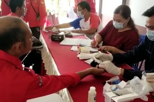 Puluhan Personel Manggala Agni Kapuas Jalani Pemeriksaan Kesehatan