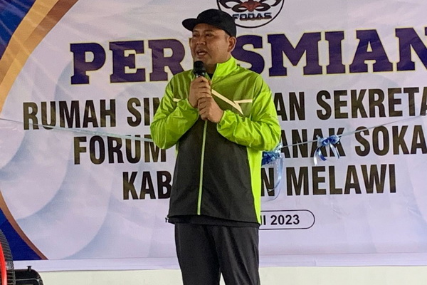 Bupati Melawi Resmikan Rumah Singgah dan Sekretariat Fodas