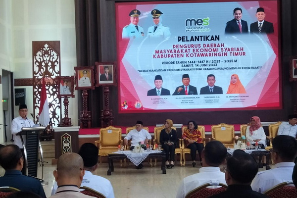 Dinahkodai Sekda, Bupati Percaya MES Kotim Bisa Realisasikan Berbagai Usaha Berbasis Syariah