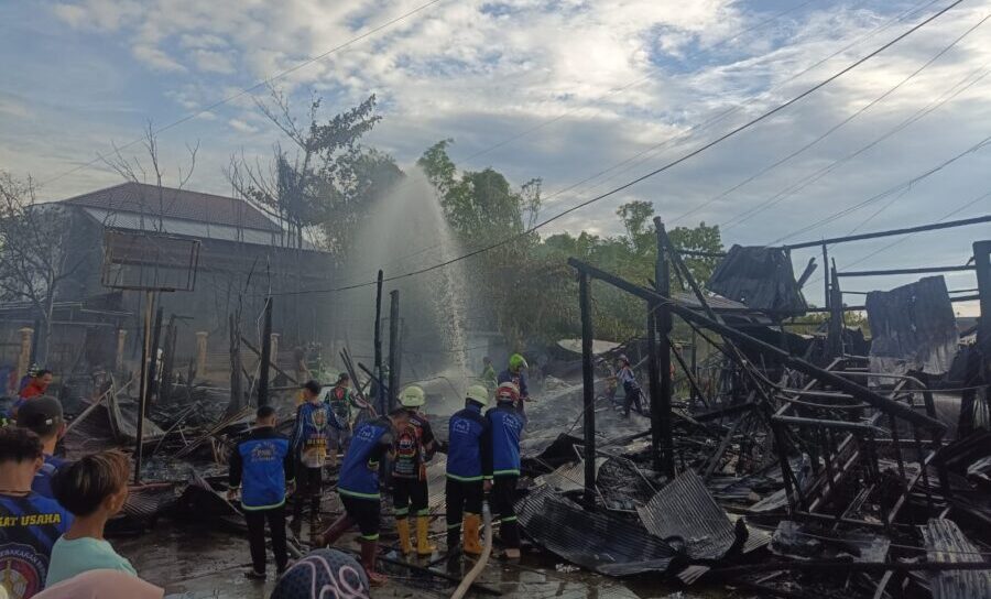 Tujuh Unit Bangunan di Jalan Seth Adji Palangka Raya Ludes Terbakar