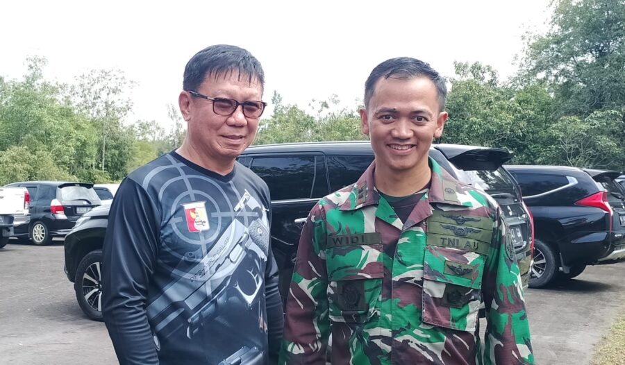 Kuncoro Hadiri Latihan Menembak Eksekutif Bersama di Lanud Iskandar Pangkalan Bun 