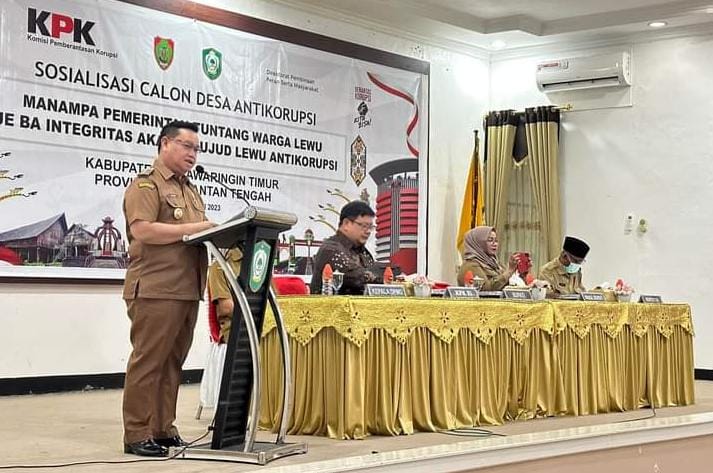 Pemkab Kotim Komitmen Wujudkan Desa Antikorupsi