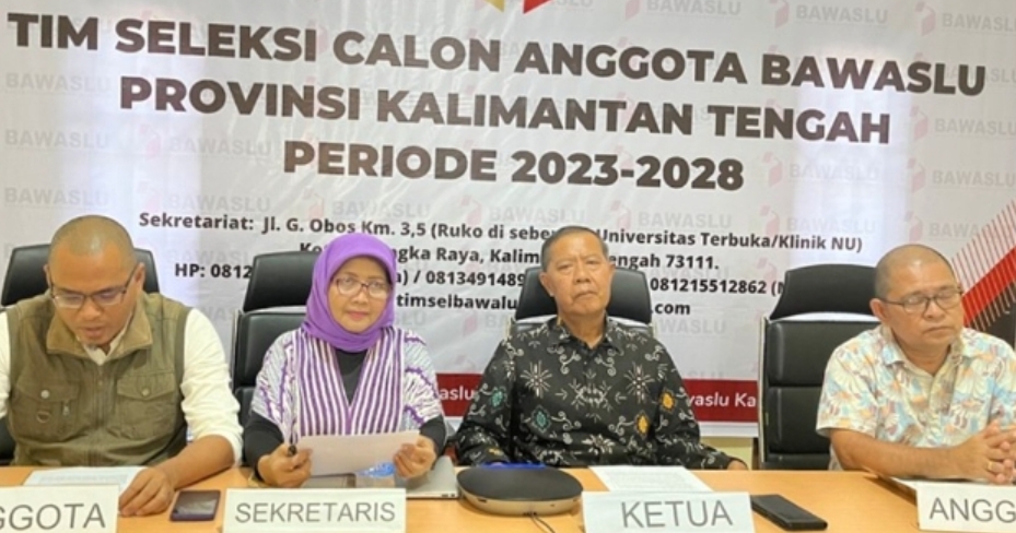 Empat Nama Calon Anggota Bawaslu Kalteng Dinyatakan Lulus Tes Kesehatan dan Wawancara