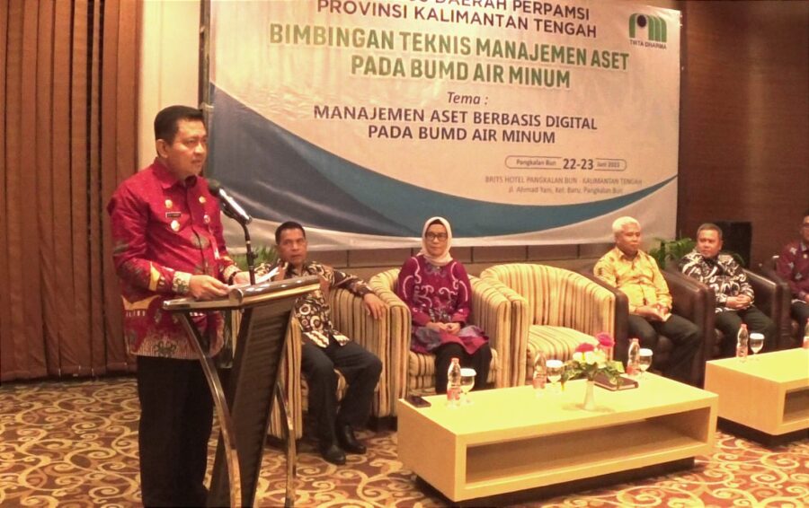 Tingkatkan Pengelolaan Aset, PD Perpamsi Kalteng Gelar Bimtek Manajemen Aset BUMD Air Minum