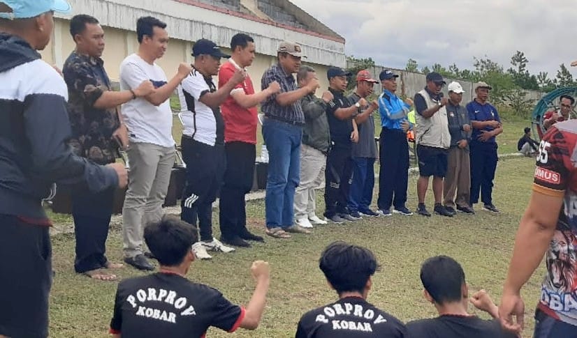 Kapolres Kobar: Mari Tingkatkan Prestasi Olahraga Sepak Bola di Porprov
