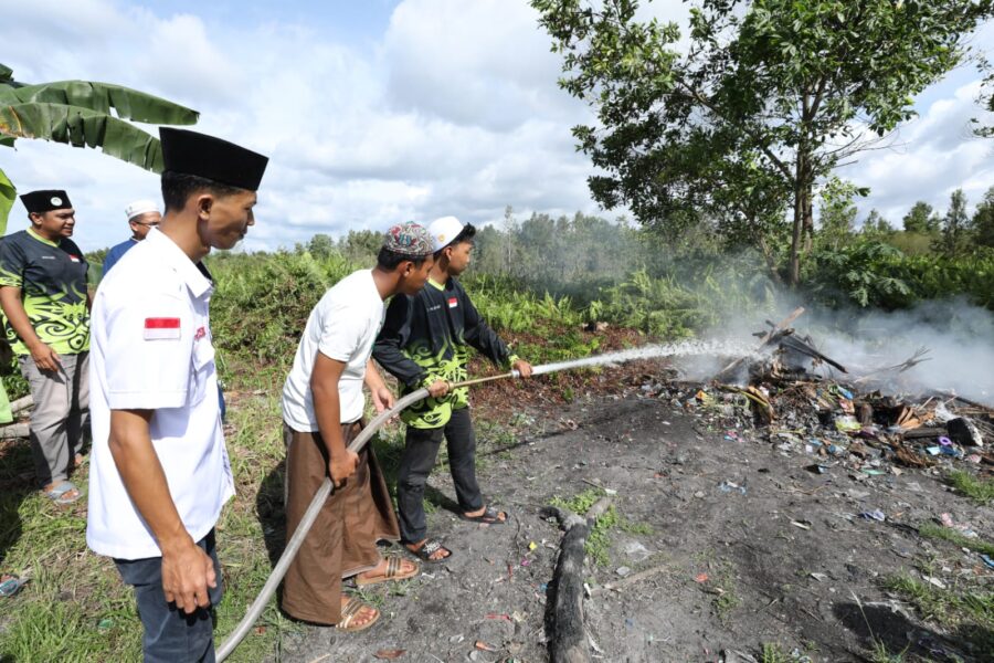 Relawan Santri Dukung Ganjar Kalteng Gelar Pelatihan Penanganan Karhutla di Palangka Raya