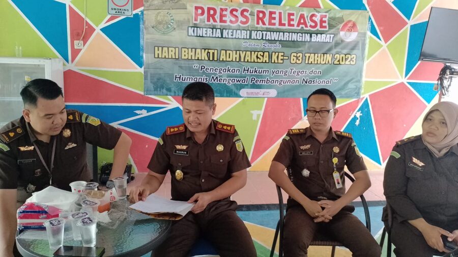 Sepanjang Juli 2022-2023, Kejari Kobar Eksekusi 195 Perkara Pidana Umum
