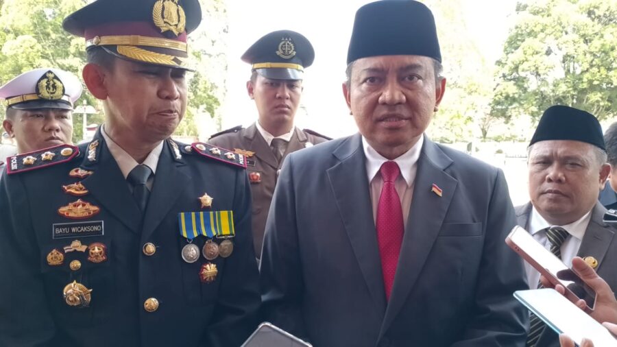 HUT Ke-77 Bhayangkara, Pj Bupati Budi Santosa Ajak Polres Kobar Tingkatkan Soliditas