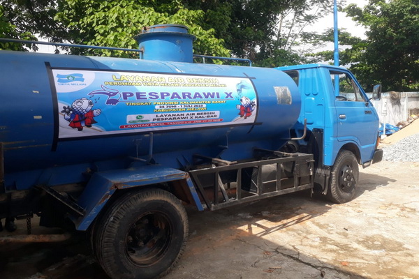 Fasilitasi Kebutuhan Air Kontingen Pesparawi X, Wabup Kluisen Apresiasi Kinerja Perumdam Tirta Melawi