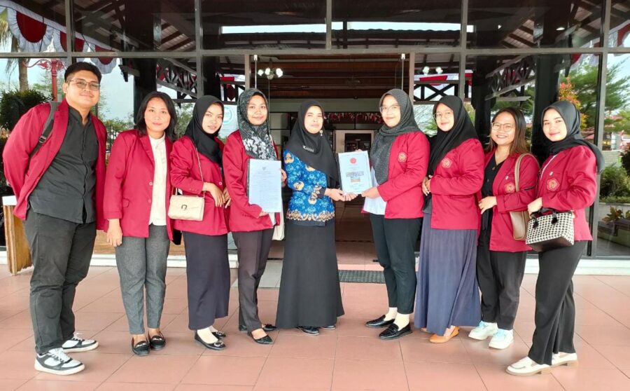 Kunjungi Setda Kotim, Mahasiswa STIH Sampit Sampaikan Naskah Akademik Tentang Administrasi Pertanahan