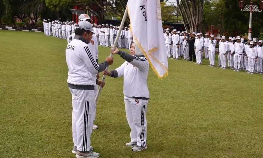Pj Bupati Kobar Lepas Ratusan Atlet untuk Berlaga di Porprov ke XII
