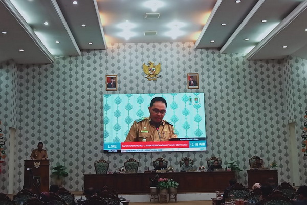 Di Rapat Paripurna DPRD, Wabup Katingan Sampaikan Ini