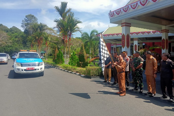 Kirim 503 Atlet di Porprov Kalteng, Bupati Sakariyas Lepas Kontingan Katingan