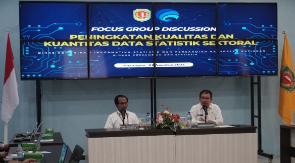 Diskominfo Gelar FGD Peningkatan Kualitas dan Kuantitas Data Statistik Sektoral di Katingan