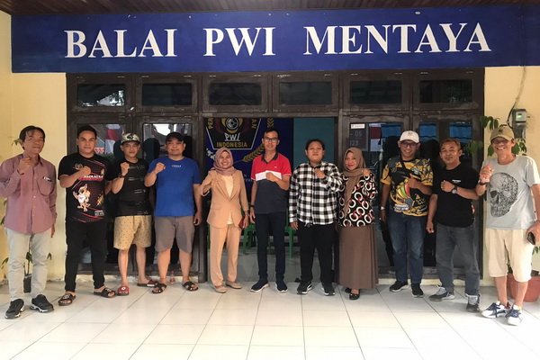 Usai Hadiri HPN di Lamandau, PWI Barsel Kunjungi PWI Kotim