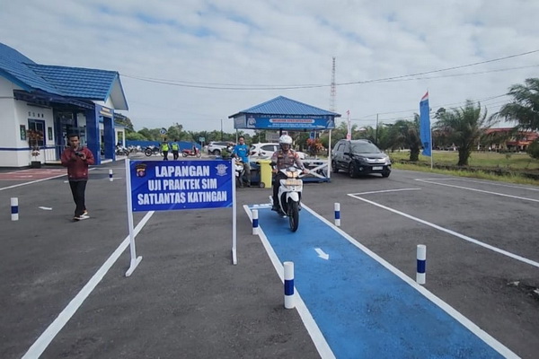 Ujian Praktek SIM C Tak Lagi Lewat Jalur Zig-zag