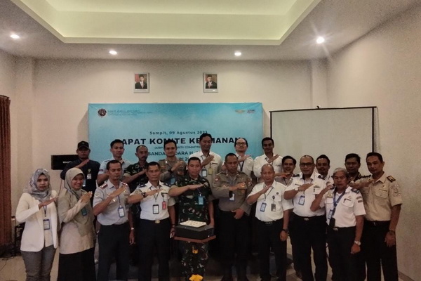 Bahas Keamanan Bandara, KKBU H Asan Sampit Gelar Rakor