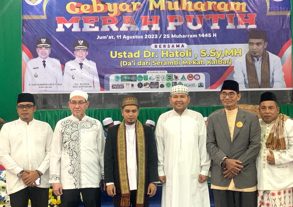 PHBI Hadirkan Dai Serambi Mekah, Ratusan Warga Melawi Bersholawat