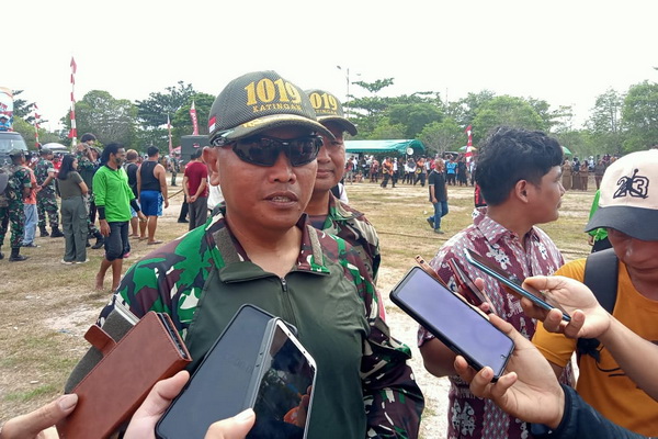 Dandim 1019/Ktg: Tarik Mobil Militer Andalkan Kekuatan Fisik dan Kekompakan Tim