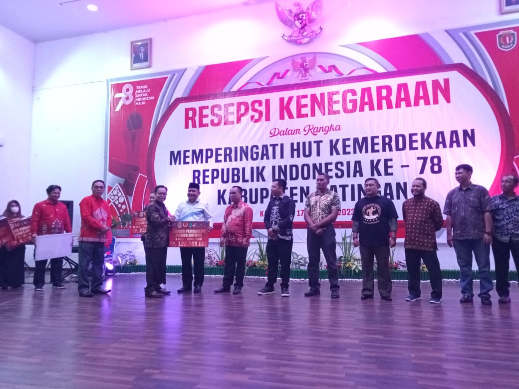 Raih Peringkat Empat, Bupati Katingan Berikan Bonus bagi Atlet Porprov Peraih Medali