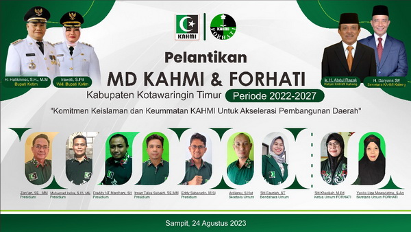 Segera Dilantik, KAHMI Kotim Siap Berkontribusi Bangun Daerah