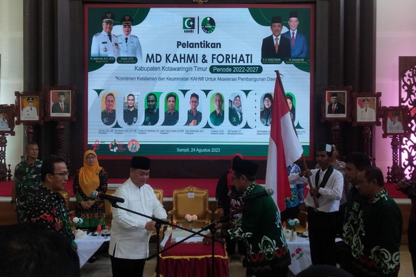 Resmi Dilantik, Ini Susunan Pengurus MD KAHMI Kotim Periode 2022-2027