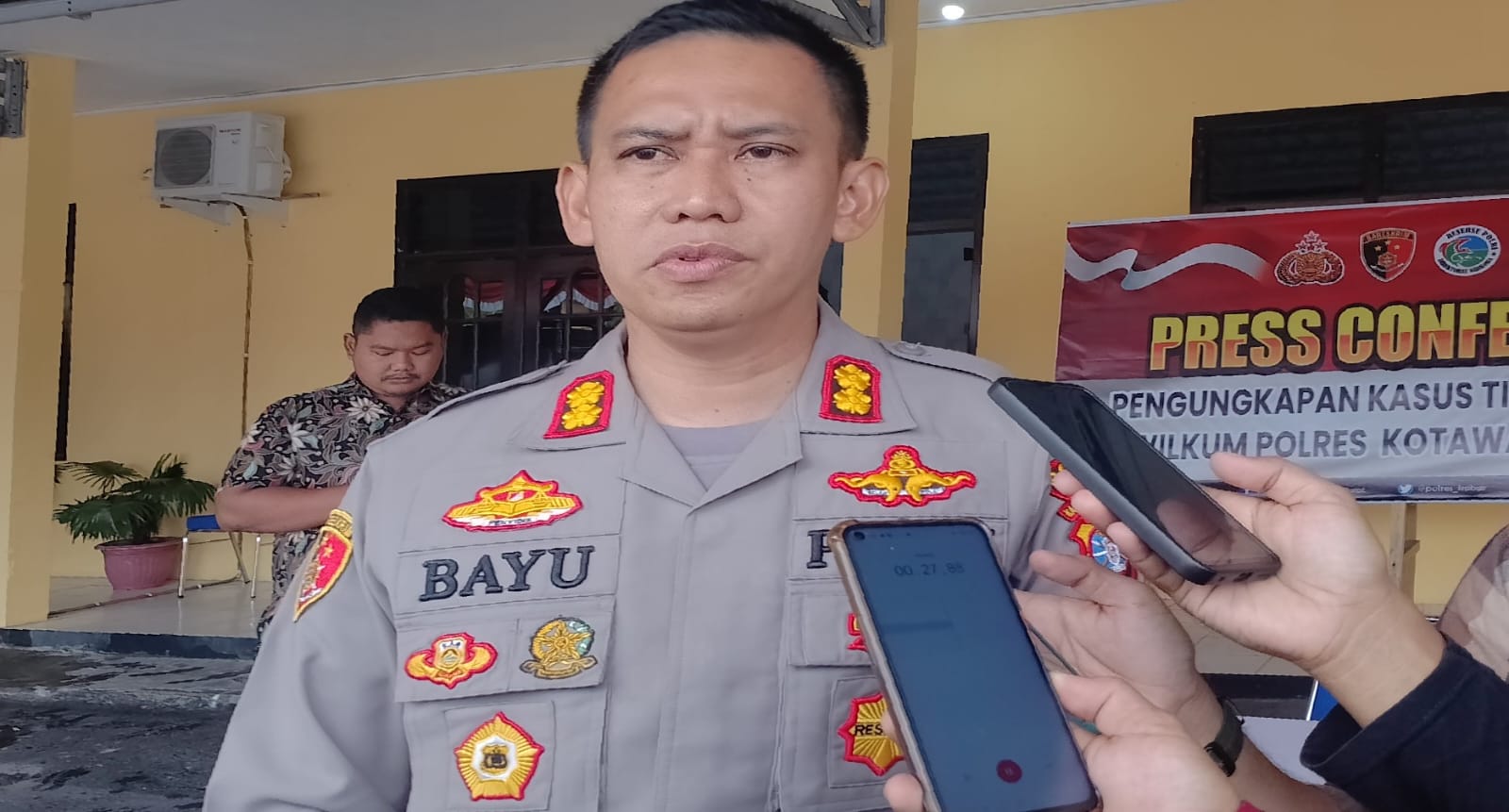 Kapolres Kobar Ingatkan Pengusaha dan Warga agar Tidak Bakar Lahan