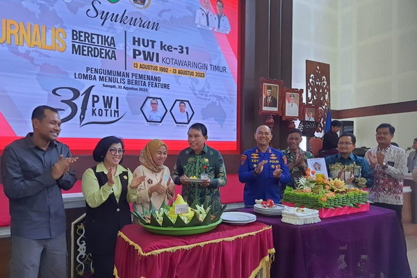 HUT Ke-31, PWI Kotim Komitmen Tingkatkan Kemampuan Pewarta dalam Pemberitaan