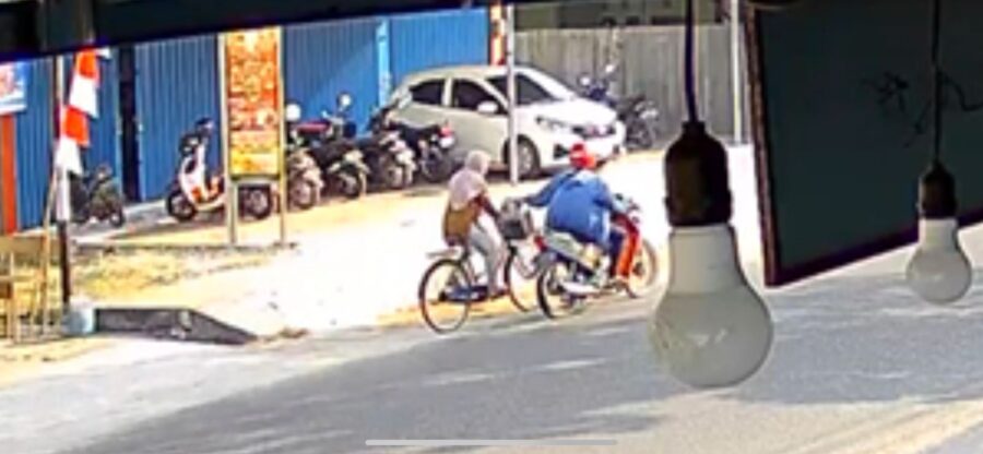 Seorang Wanita Paruh Baya Pengendara Sepeda jadi Korban Jambret di Sampit