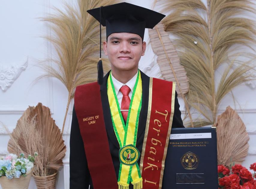 Kader HMI dan Mantan Ketua BEM FH UPR Jadi Wisudawan Terbaik, Ternyata ini Rahasianya