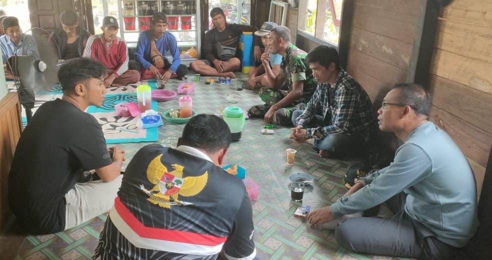 Camat Pulau Hanaut Himbau Nelayan dan Pemburu Tidak Tinggalkan Api Saat Beraktifitas