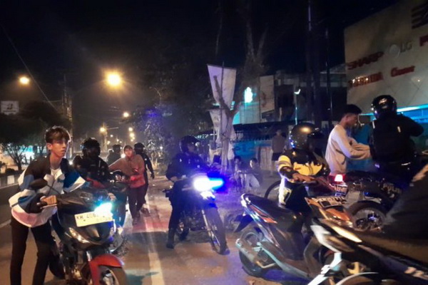 Gagal Melarikan Diri, Puluhan Pelaku Balap Liar Terjaring Polisi