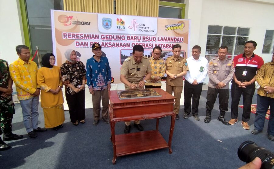 Bupati Hendra Lesmana Resmikan RSUD Lamandau, Mulai Beroperasi Akhir September 2023