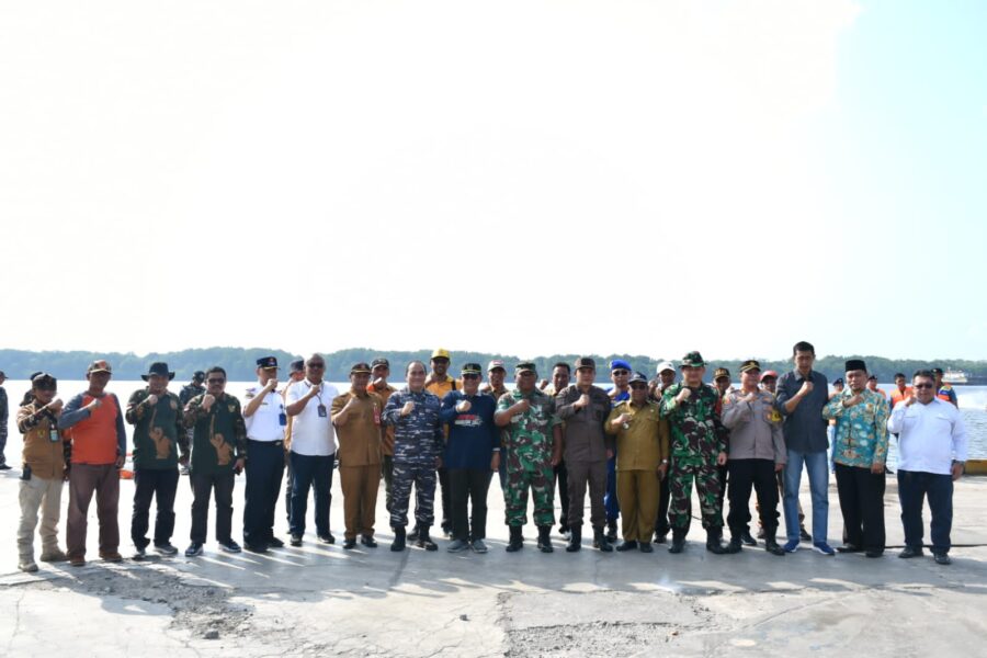 Sambut Hari Jadi ke-78 TNI Angkatan Laut, Lanal Banjarmasin Gelar Prokasih di Kumai