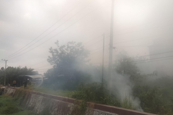 BPBD Kotim Sebut Karhutla Terbesar di Jalan Pramuka Sampit