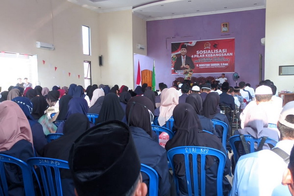 Di Hadapan Mahasiswa STAI Kapuas, Agustiar Sosialisasi 4 Pilar
