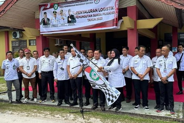 Pemkab Kotim Resmi Lepas Logistik Pilkades di 76 Desa