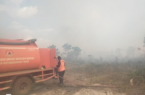Kebakaran Lahan Kian Meningkat, Status Gawat Darurat Bencana Karhutla di Kotim Diperpanjang