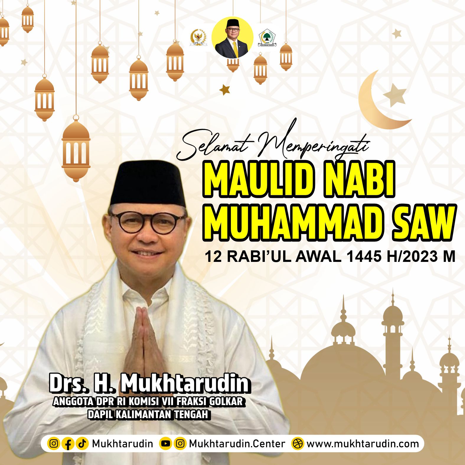 Mukhtarudin: Jadikan Momentum Maulid Nabi untuk Mencegah Disintegrasi Bangsa