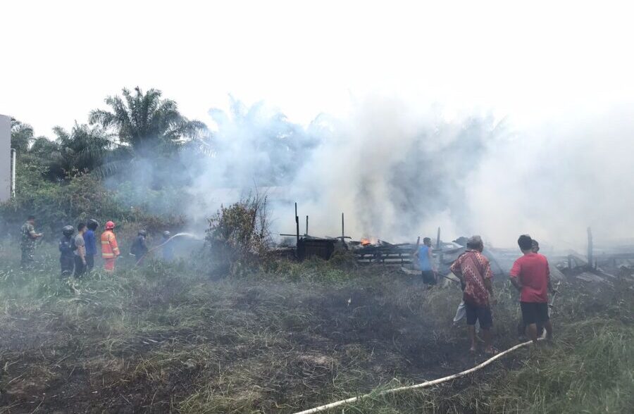 Dua Bangunan di Sampit Terbakar saat Siang Bolong