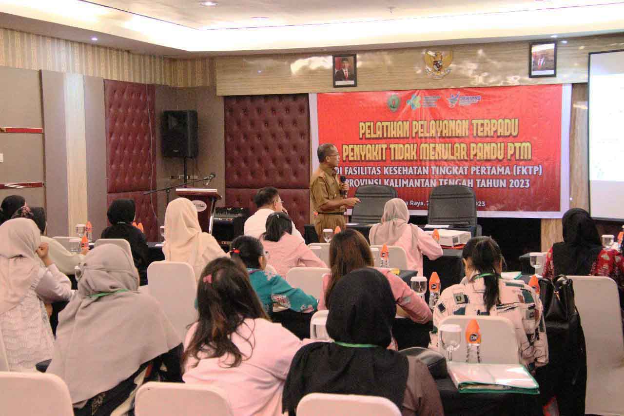 Dinkes Gelar Pelatihan Pelayanan Terpadu PTM di Fasilitas Kesehatan Tingkat Pertama