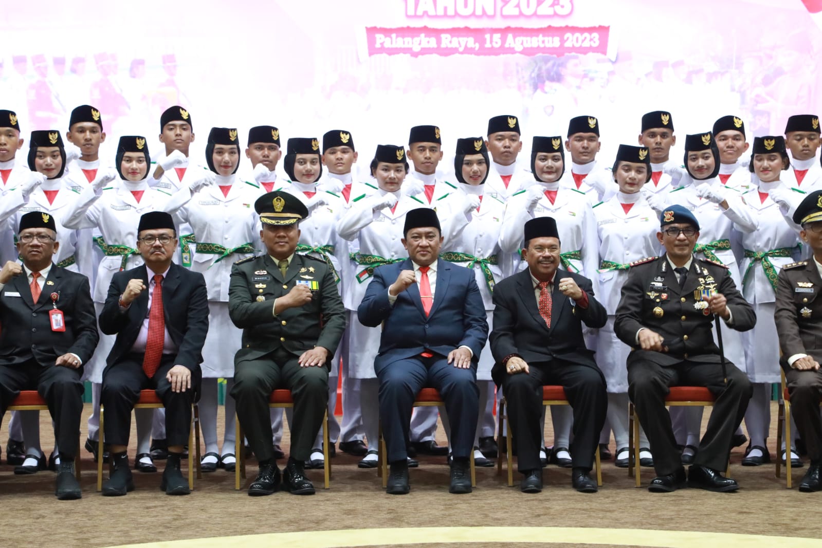Wagub Harap 54 Pasukan Paskibraka Provinsi Kalteng Tahun 2023 Jalankan Tugas dengan Baik