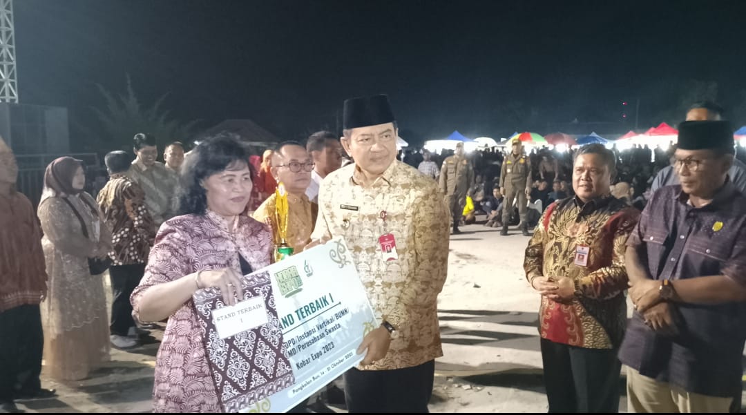 Dinas Pertanian jadi Juara Stand Terbaik Tingkat OPD pada Kobar Expo 2023